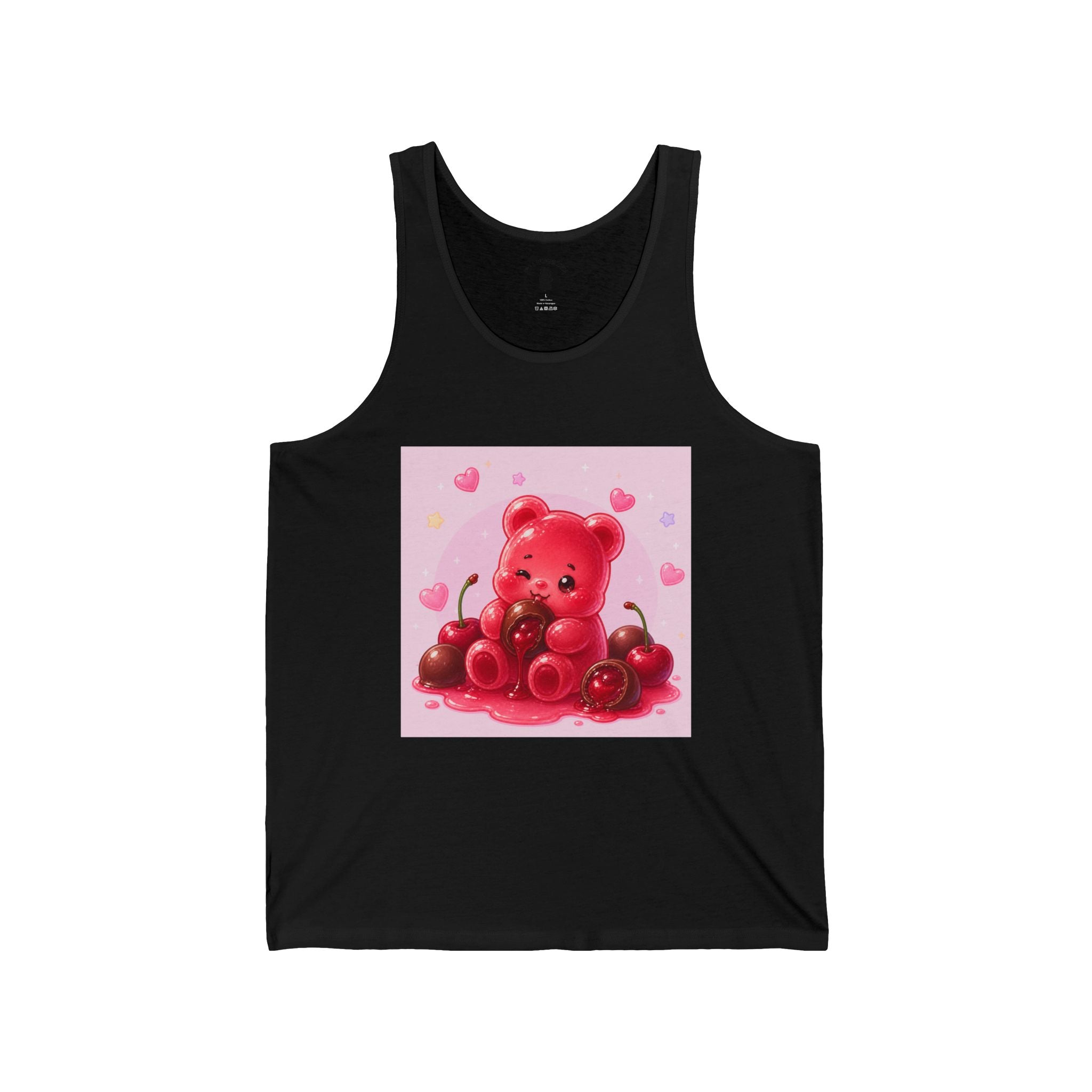 Cherry Chocolate Cordial, Red Gooey Gummy Bear- Kawaii Graphic T-Shirt