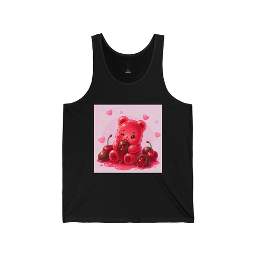 Cherry Chocolate Cordial, Red Gooey Gummy Bear- Kawaii Graphic T-Shirt