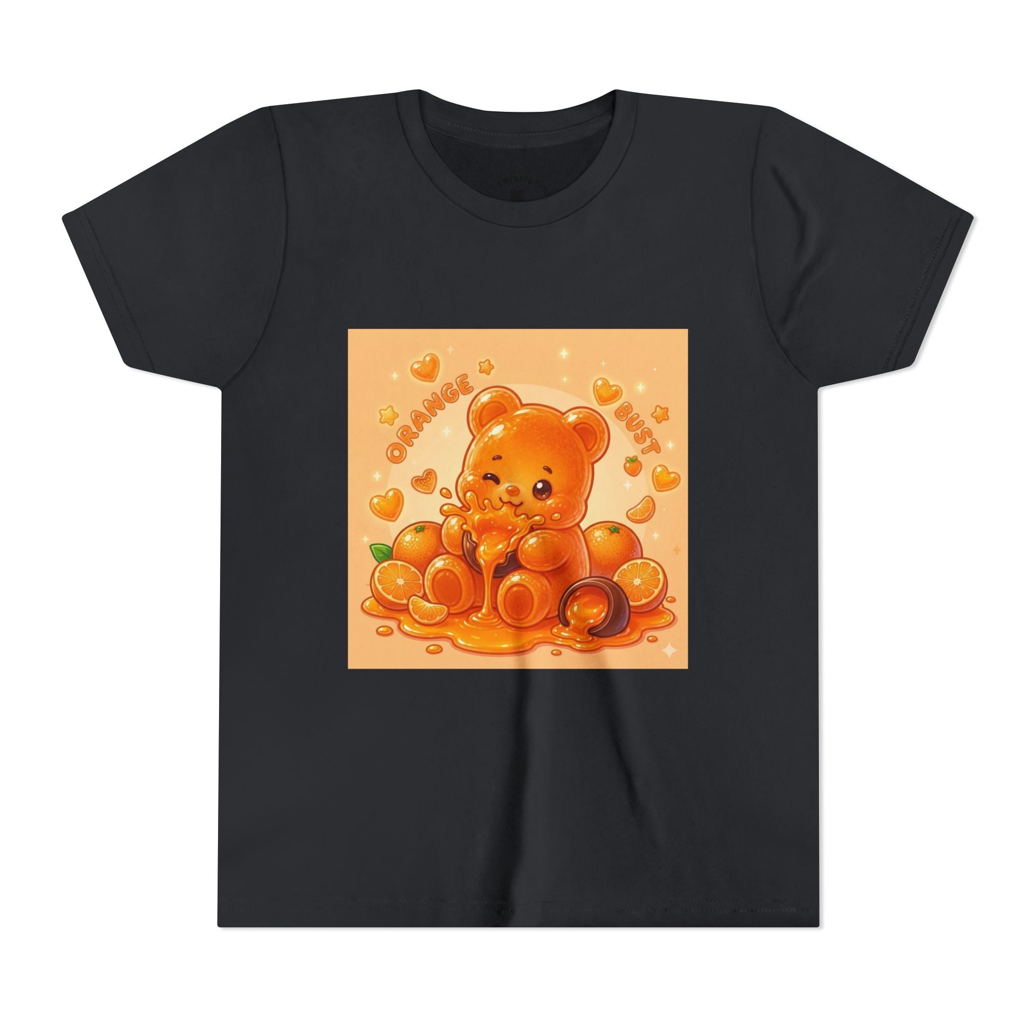 Gooey Orange Gummy Bear Graphic Tee for Kids