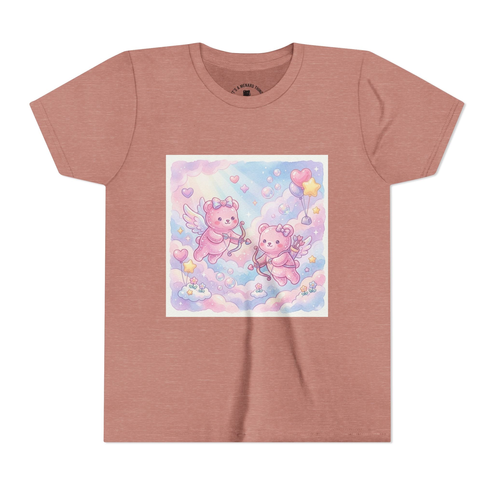 Cherub Angels Gooey Gummy Bear Friends- Hearts Pastel Cloud Graphic