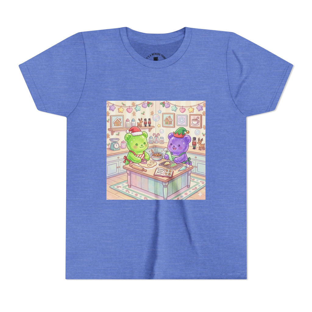 Gooey Gummies making Holiday Cookies T‑Shirt — Cute Pastel Kitchen Baking Design