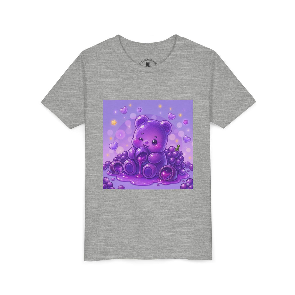 Gooey Grape Gummy Bear Cute Kids Shirt