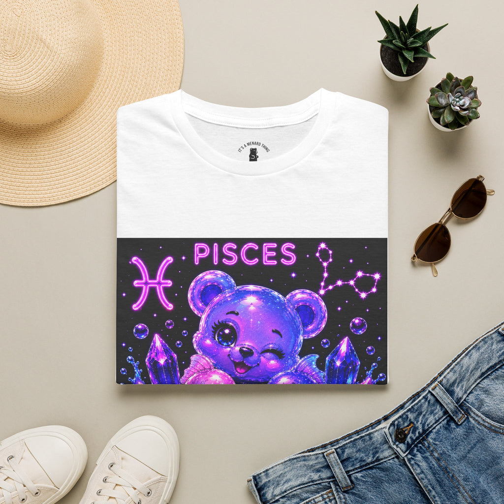 Pisces Zodiac Astrology Oozy Bear Friend Special Addition- Graphic Shirt