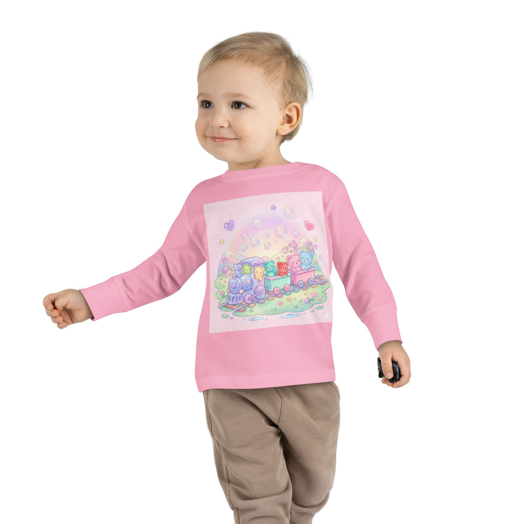 Choo-Choo Train with Friends, Oozy Bear Gummy Fun Trip- Graphic Long Sleeve Shirt