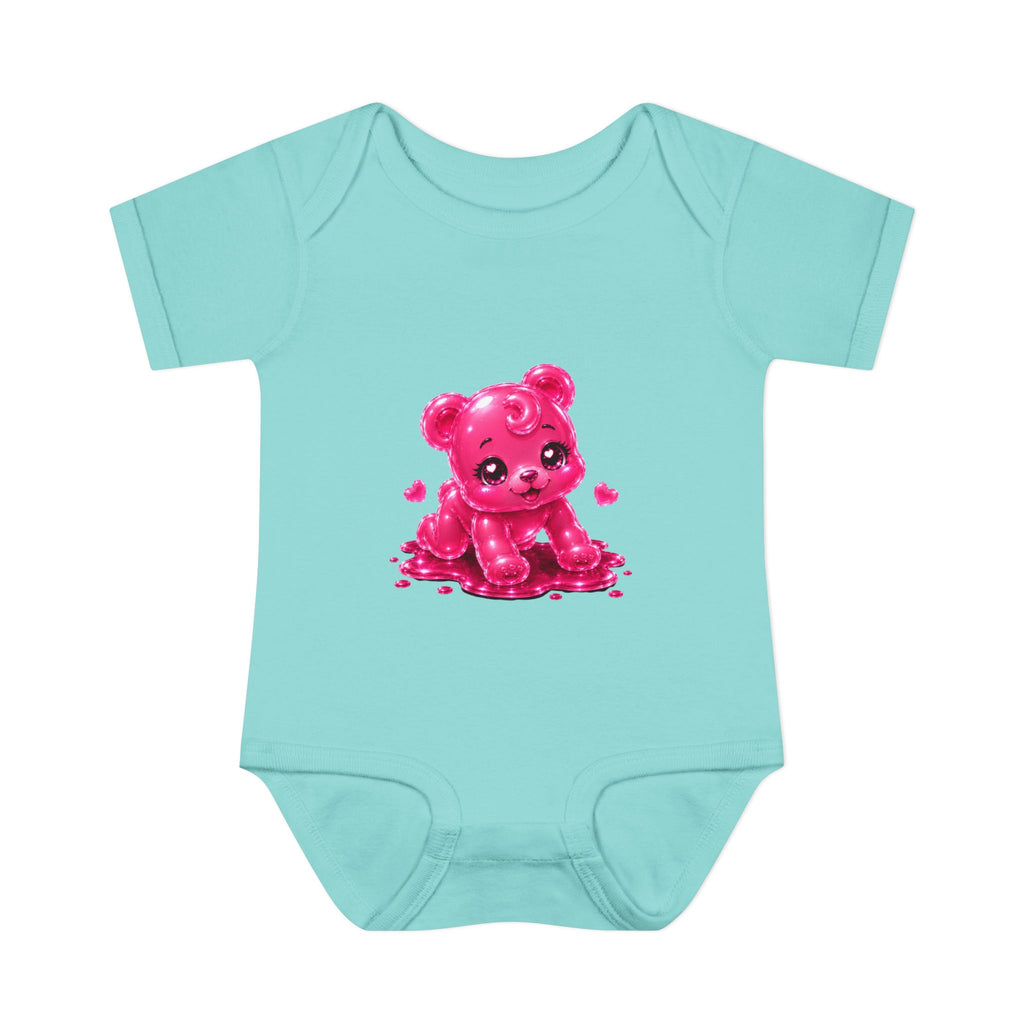 Pink Gummy Bear Infant Bodysuit - Cute Baby Shower Gift