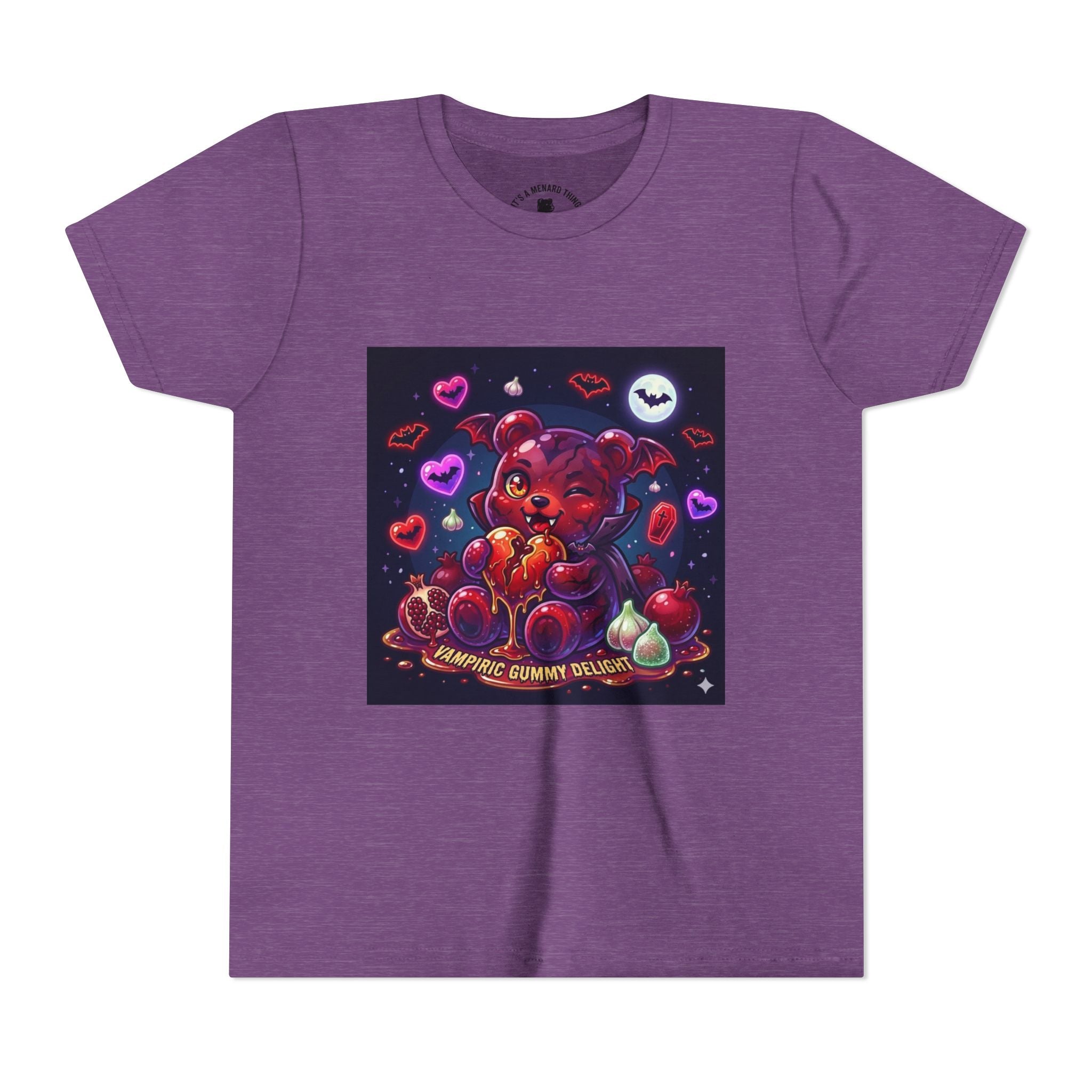 Halloween Vampire Gooey Gummy Bear - Cute Goth Heart Graphic Shirt