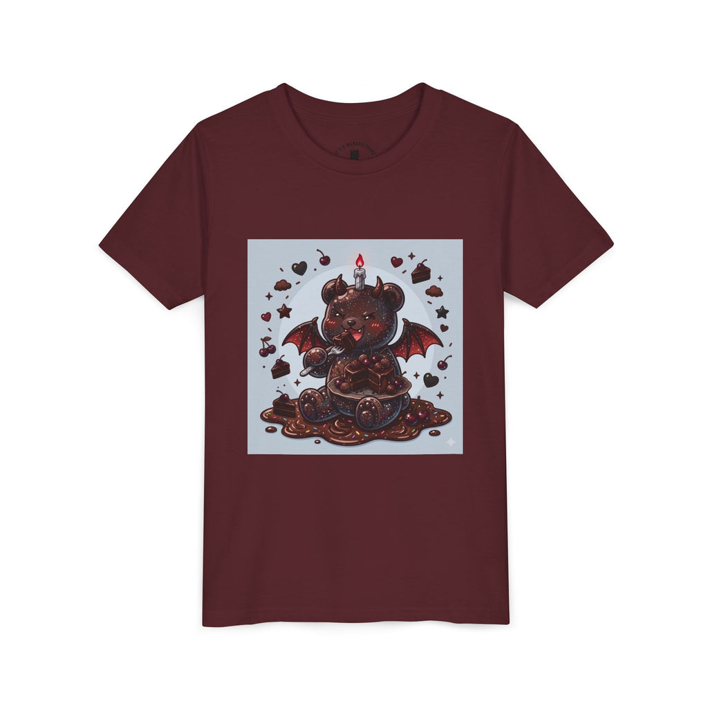 Devils Food Cake, Fudge Gooey Gummy Bear Youth Shirt
