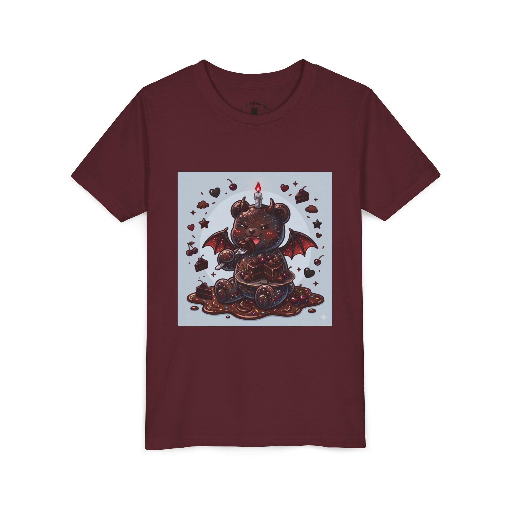 Devils Food Cake, Fudge Gooey Gummy Bear Youth Shirt