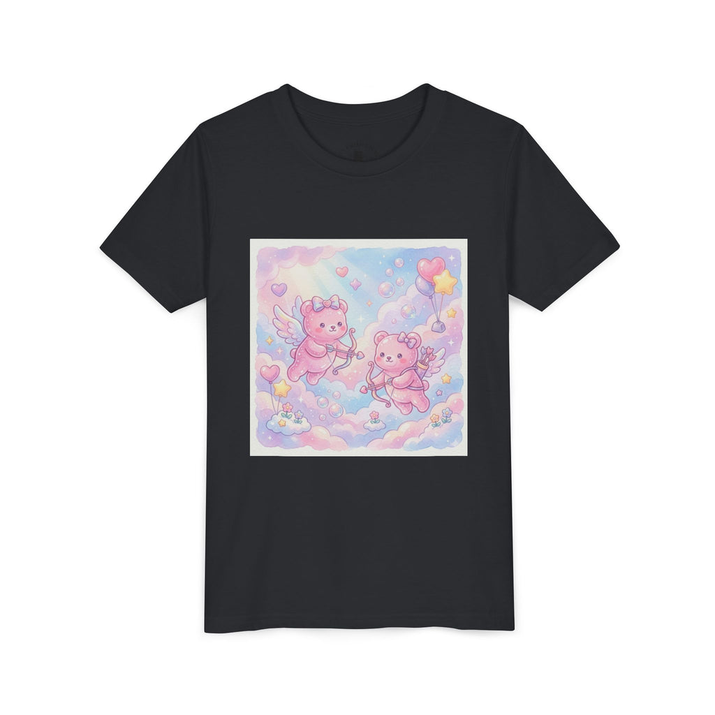 Cherub Angels Gooey Gummy Bear Friends- Hearts Pastel Cloud Graphic