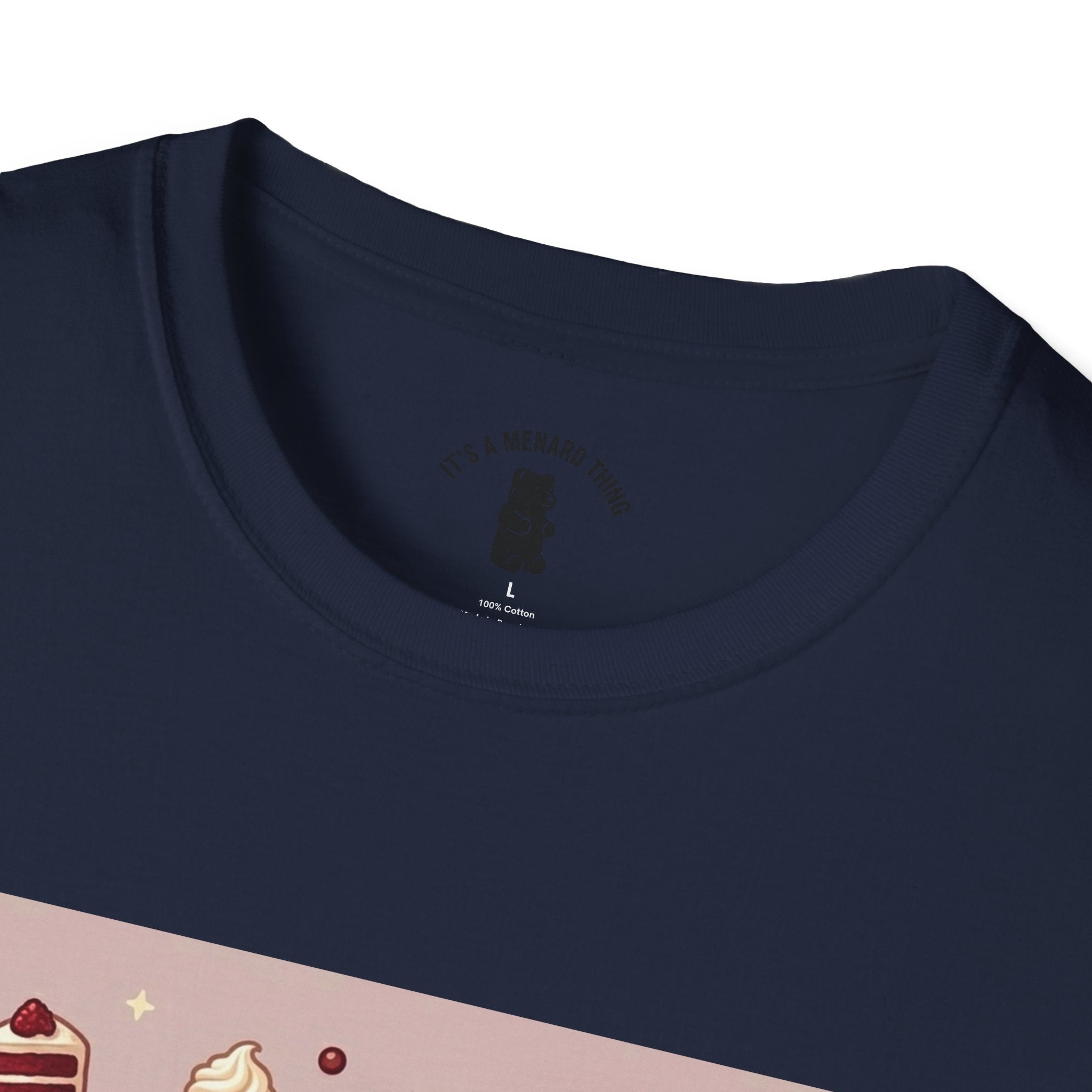 Silky Red Velvet Cake & Cream, Exotic Gooey Gummy Bear — Kawaii Graphic T-Shirt