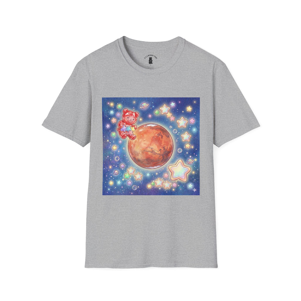 Think of Mars, Red Crystal Gooey Gummy Bear — Space Graphic T-Shirt