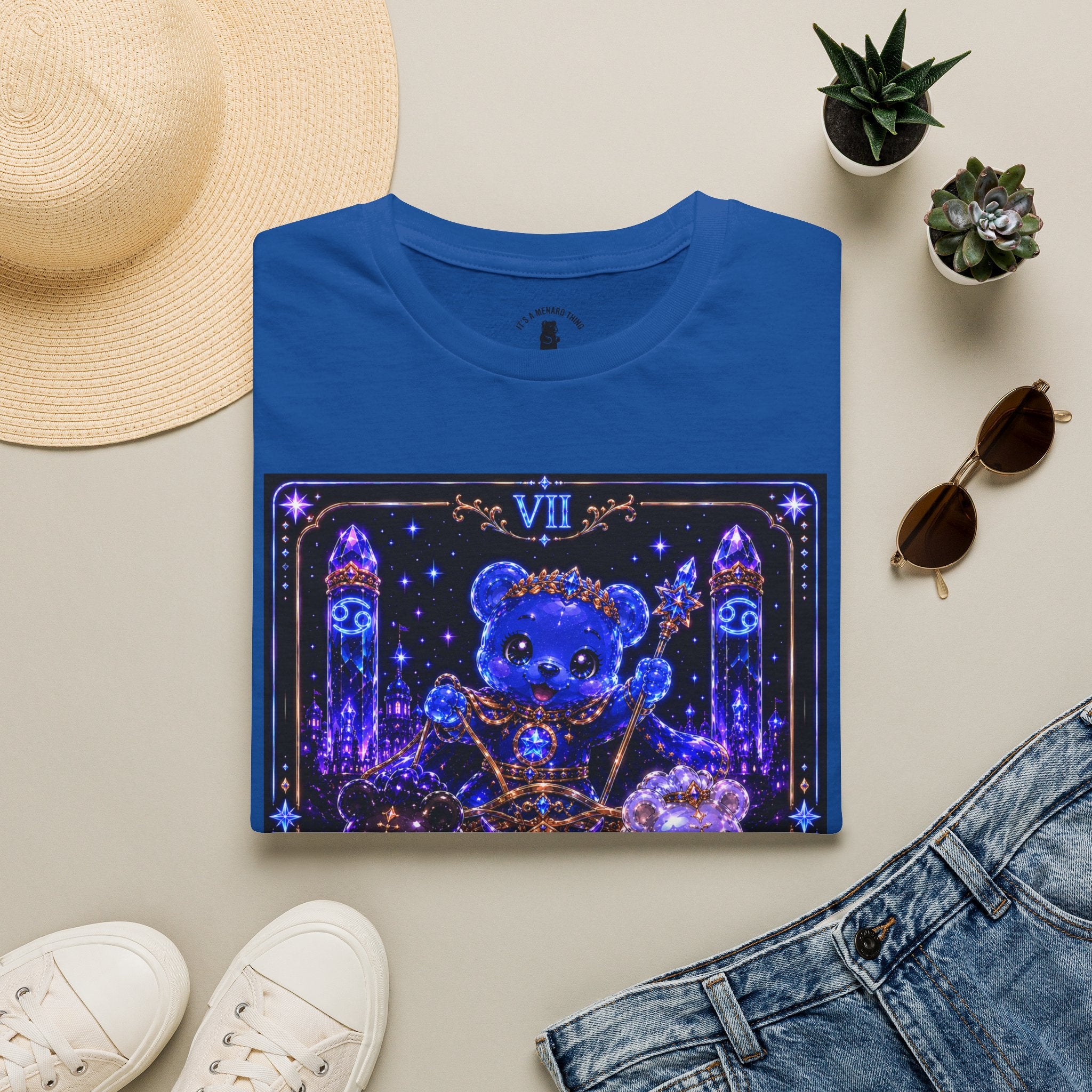 The Chariot Tarot Cosmic Oozy Bear Friend Special Addition- Graphic Shirt