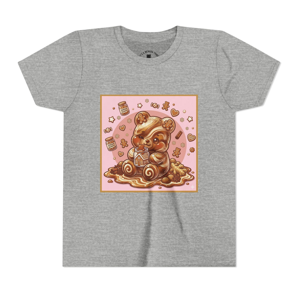 Gooey Gummy Bear Ginger Bread Graphic Youth T-Shirt