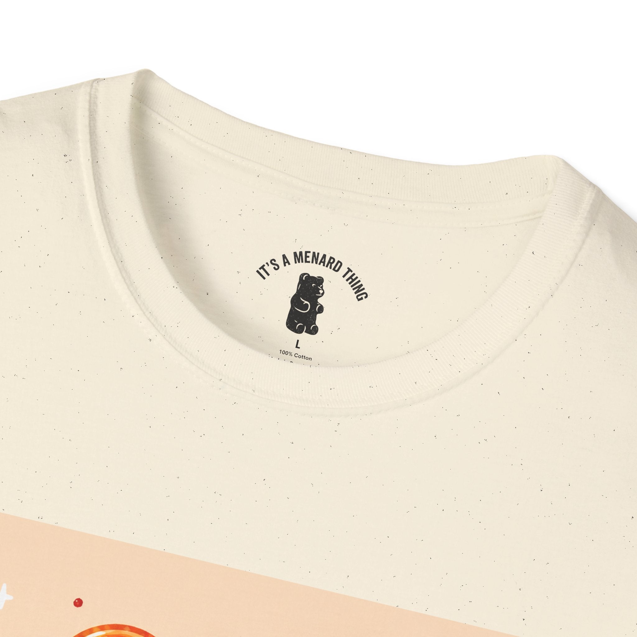 'Spicy Mood' Gooey Gummy Bear T-Shirt —Fiery Kawaii Graphic Tee