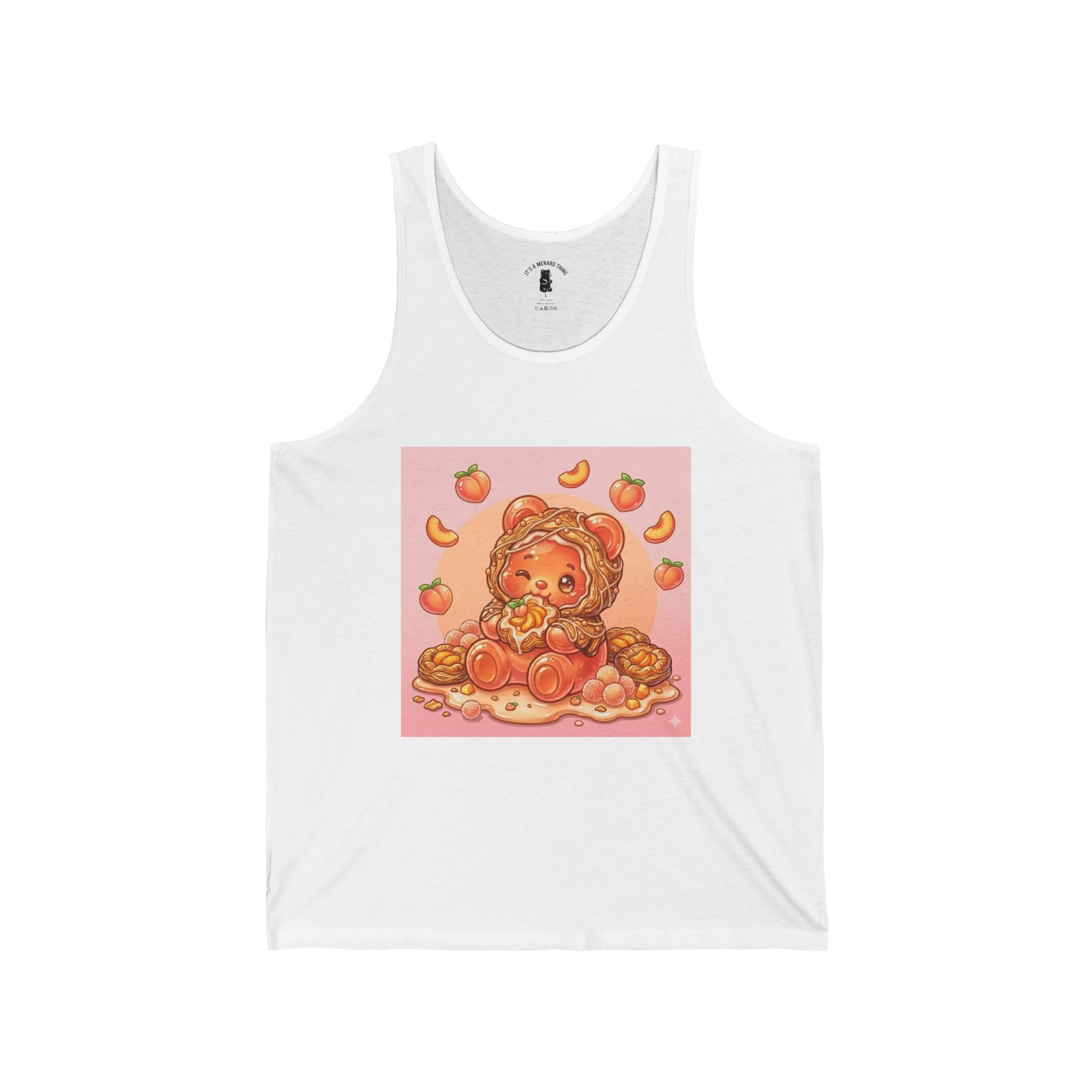 Special Peach Danish, Puff Pastry PJ Gooey Gummy Bear — Kawaii Graphic Tank