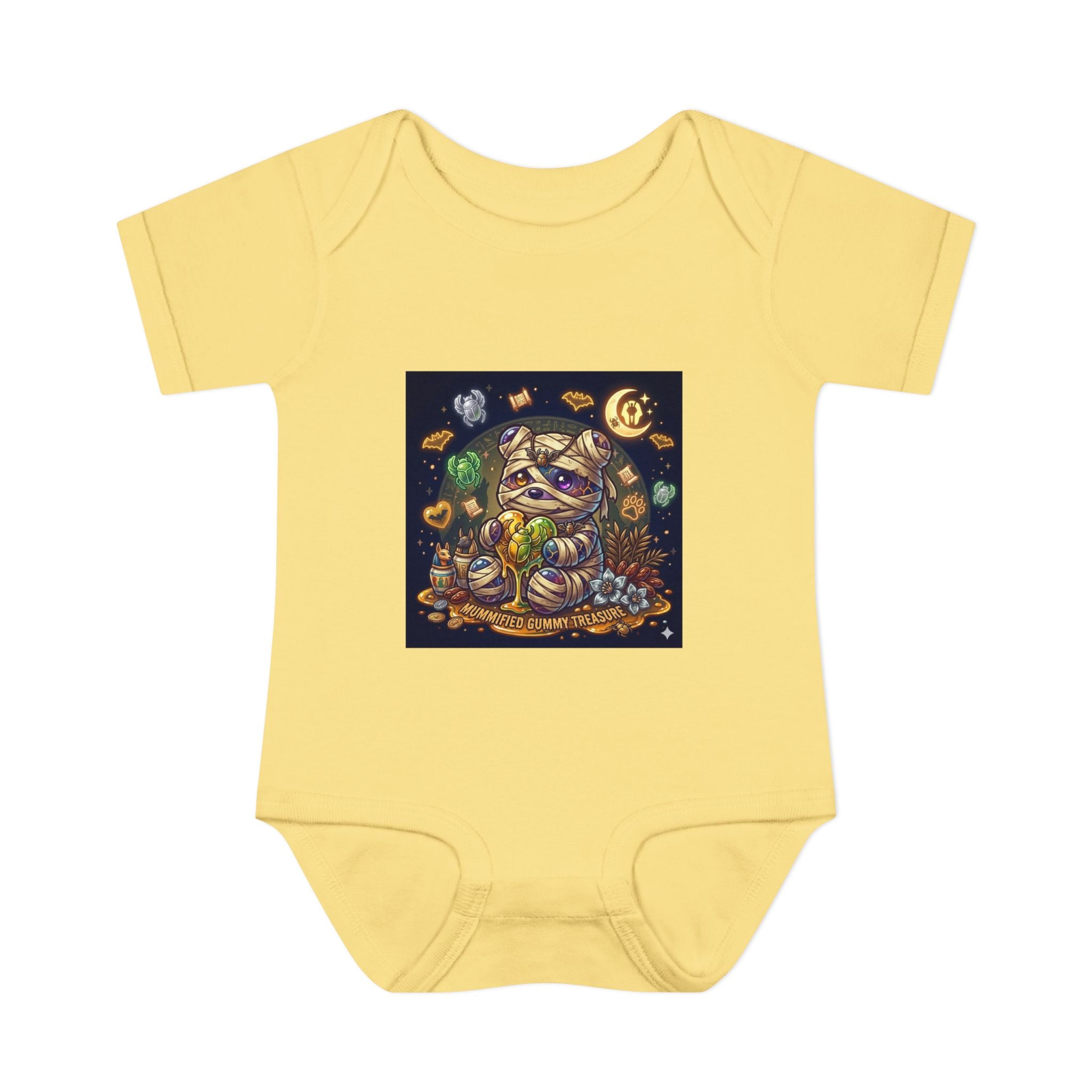 Infant Bodysuit - Cute Gooey Mummy Bear Halloween