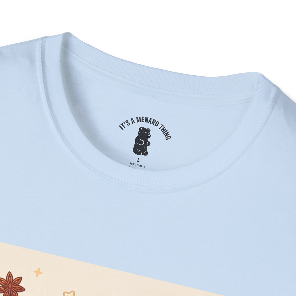 Warm Fresh Baked Cinnamon Rolls, Frosted Gooey Gummy Bears — Cute Cozy Graphic Tee