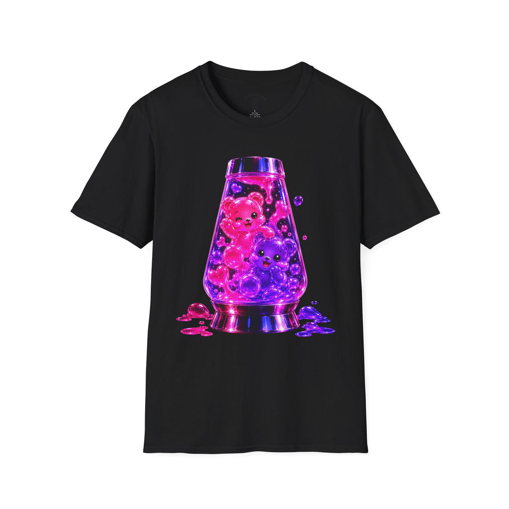 Retro Neon Special Lava Lamp, Oozy Bear Duo Gummies- Graphic Shirt