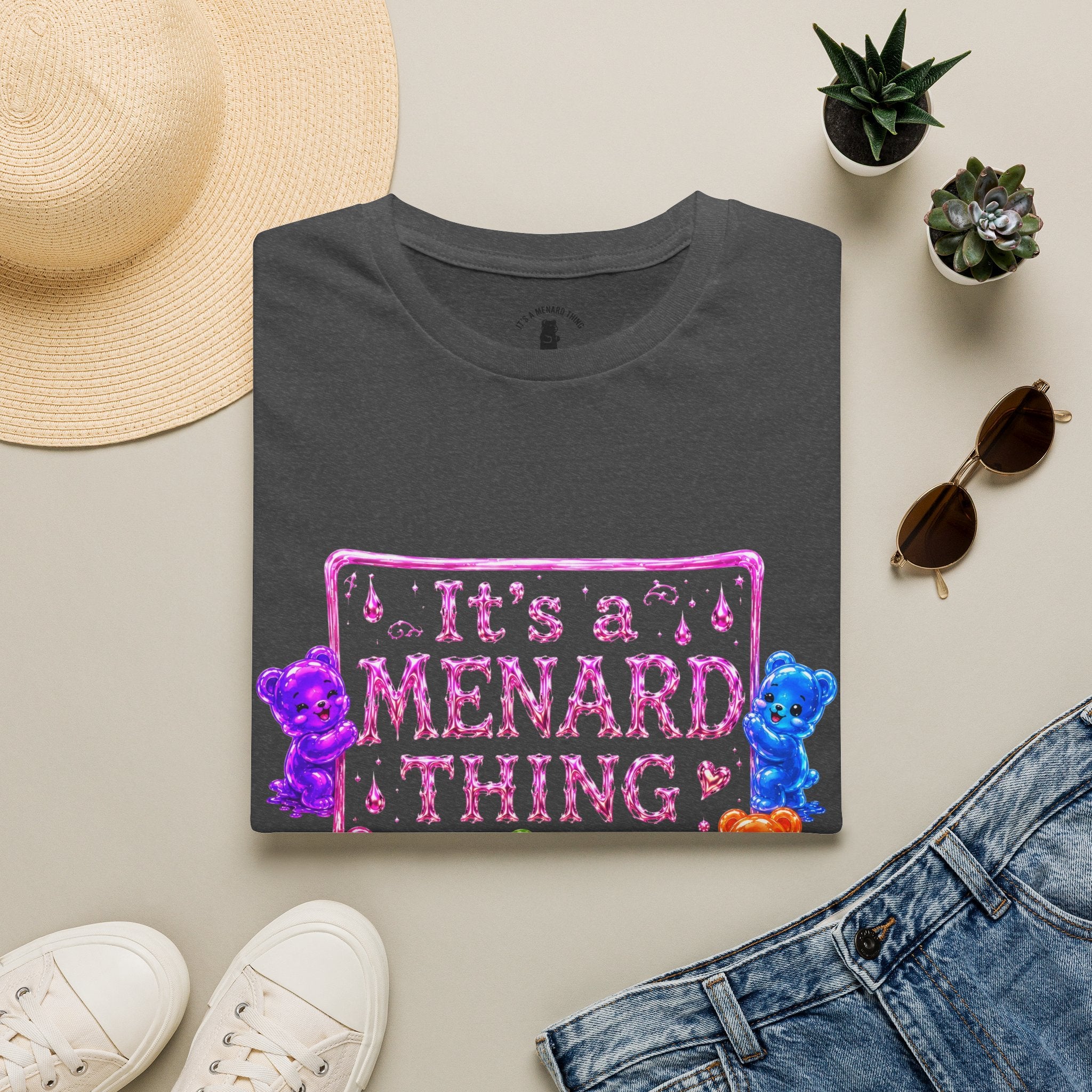 It's a Menard Thing Offical Logo, Oozy Bear Friends Special- Graphic Shirt
