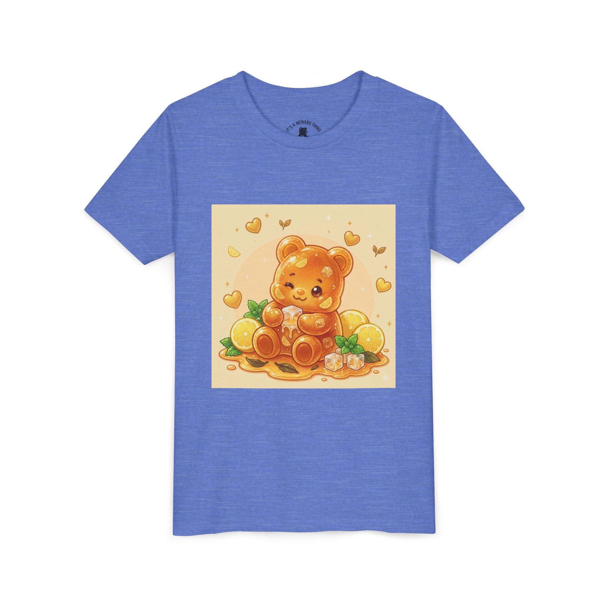 Honey Lemon Iced-Tea Gooey Gummy Bear Youth T-Shirt