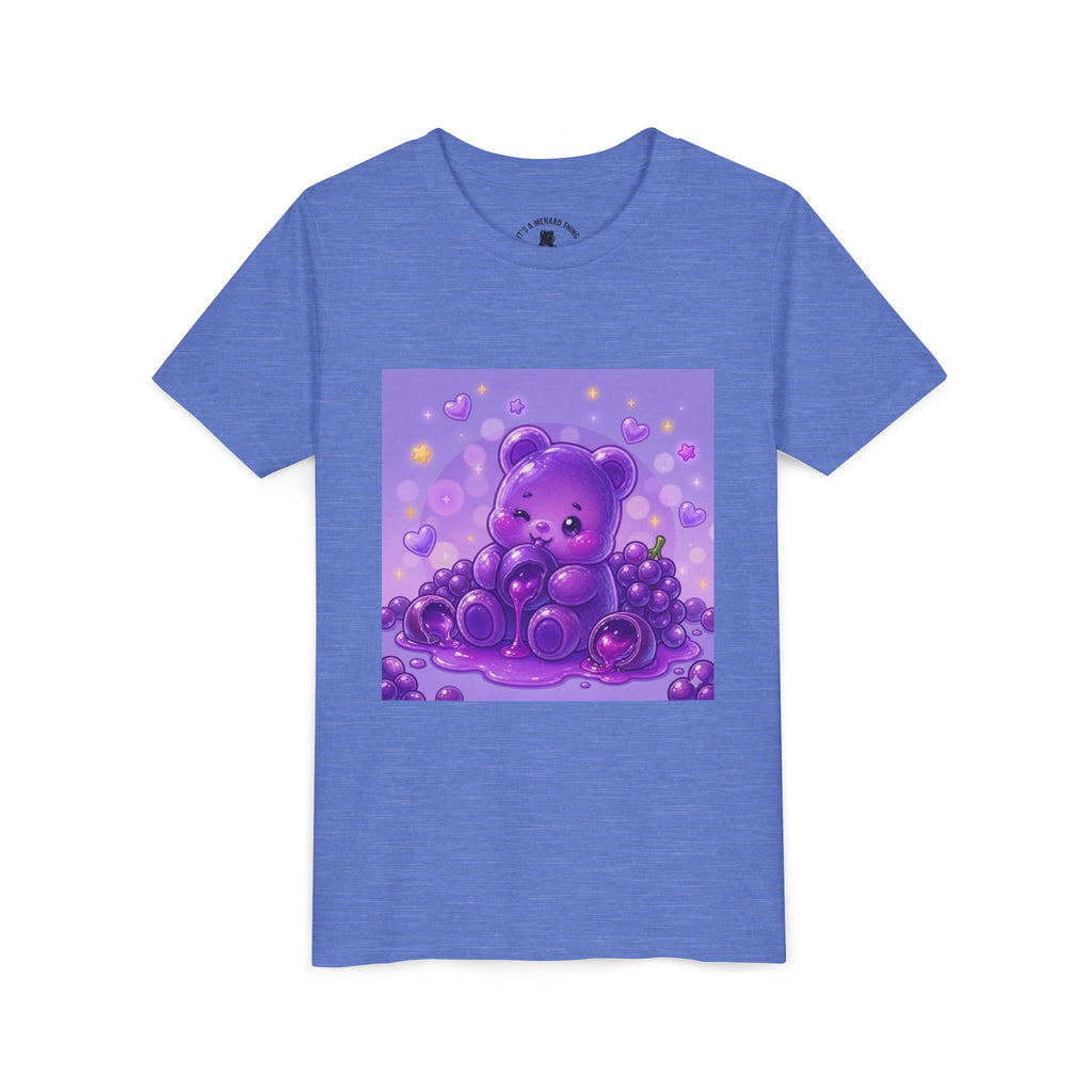 Gooey Grape Gummy Bear Cute Kids Shirt