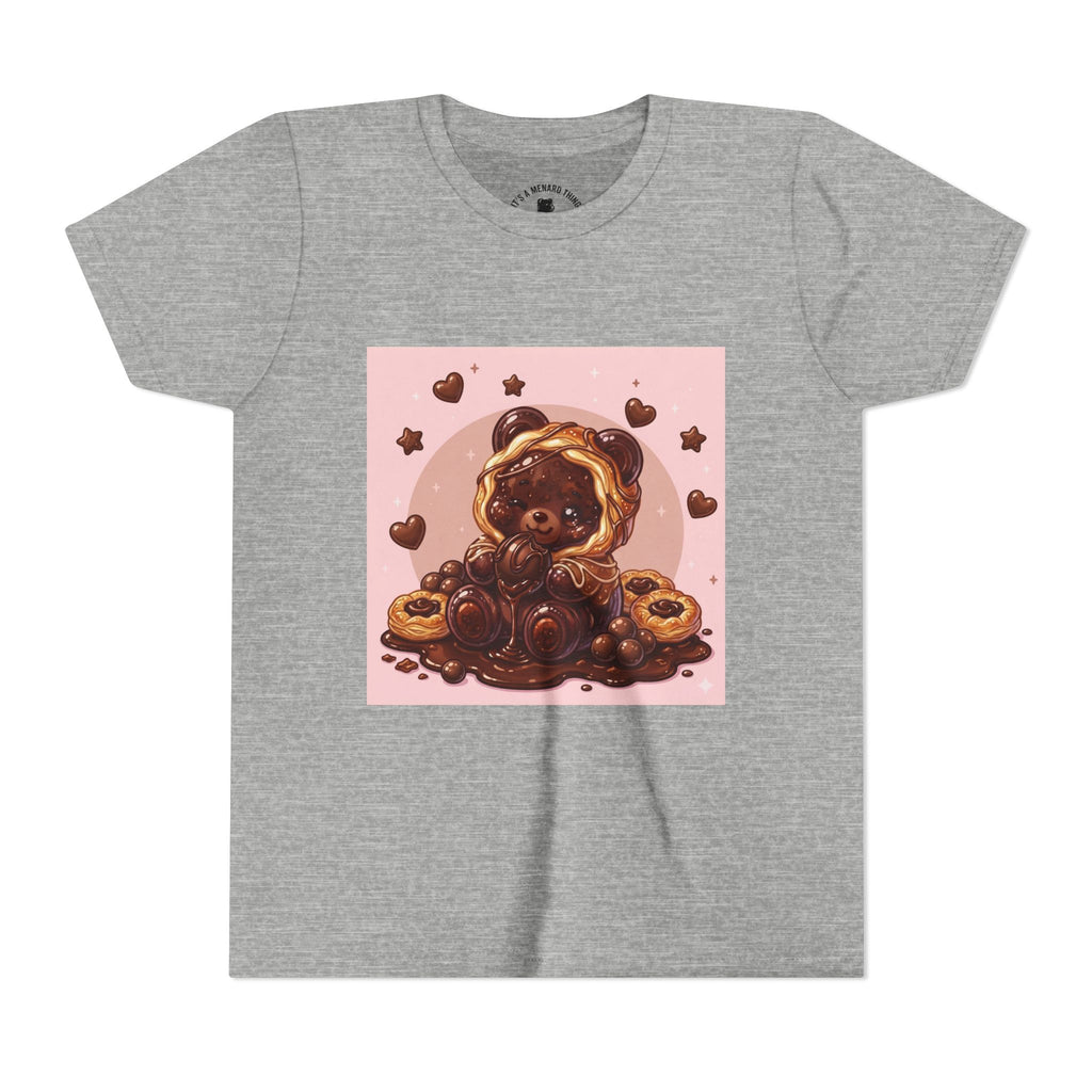 Chocolate Danish Gooey Gummy Bear Cute Kids Shirt