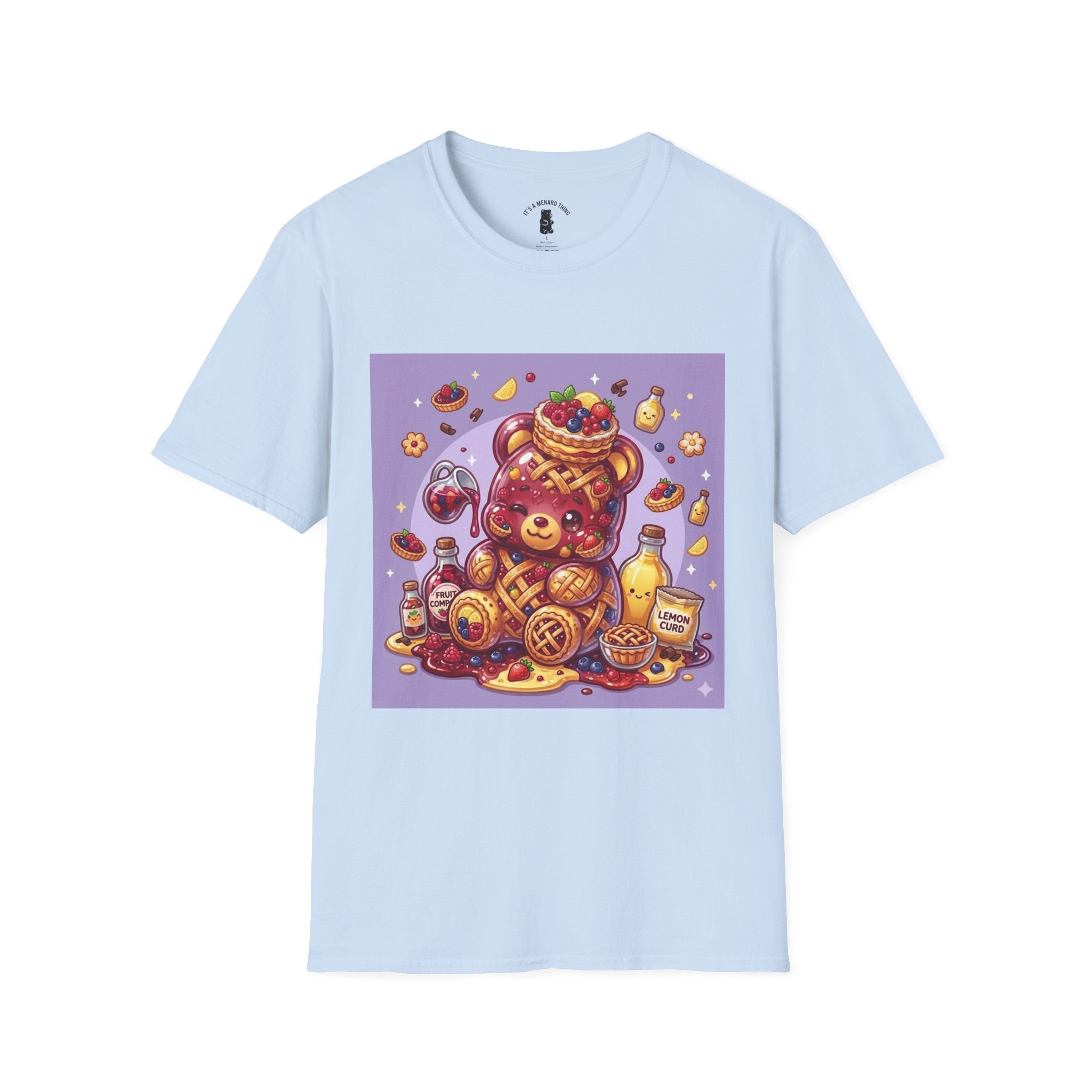 Mixed Berry Tart, Exotic Gooey Gummy Bear — Kawaii Graphic T-Shirt