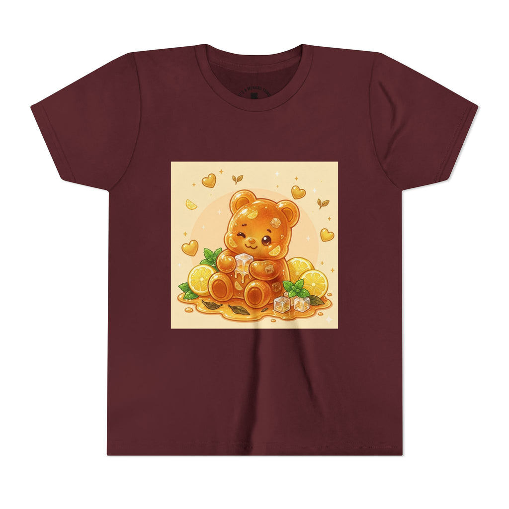 Honey Lemon Iced-Tea Gooey Gummy Bear Youth T-Shirt