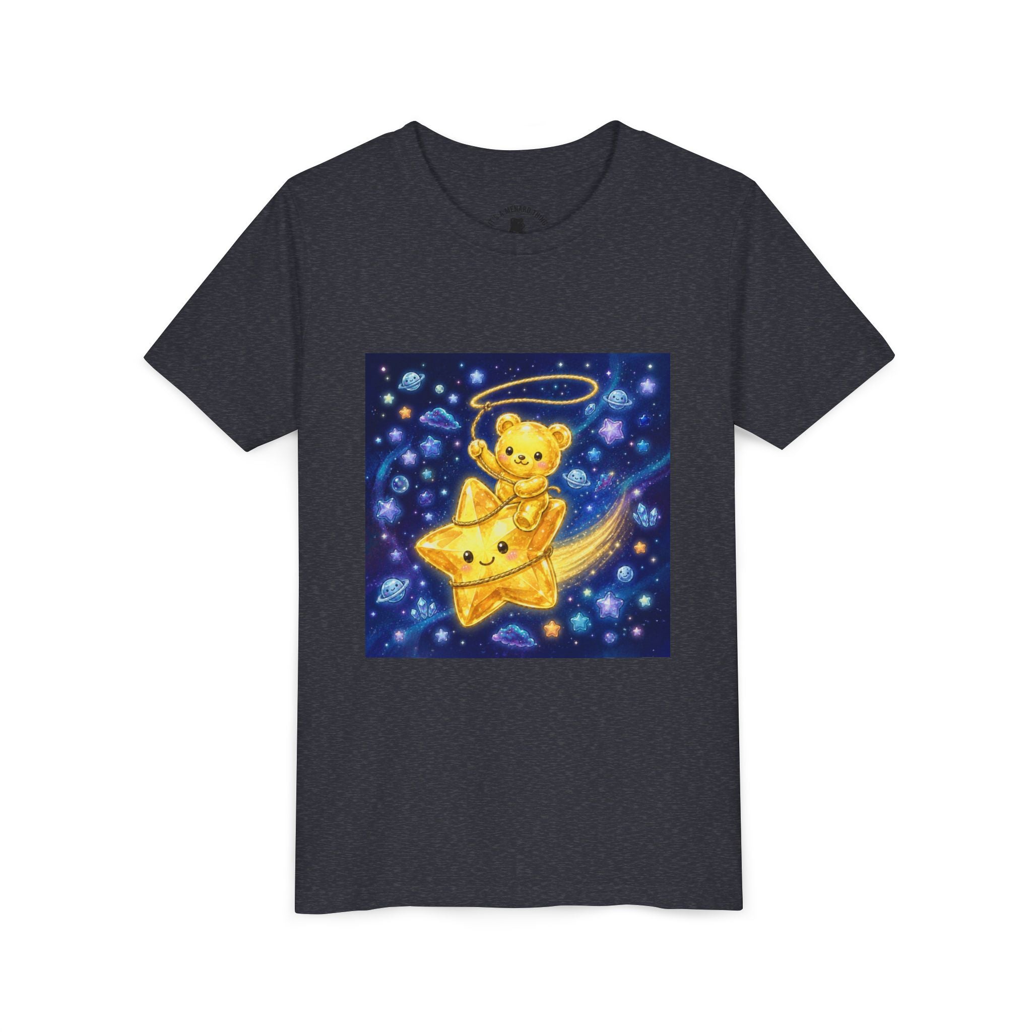 Rodeo, Giddy Up! Starlight Yellow Gooey Crystal Gummy Bear- Graphic T-Shirt