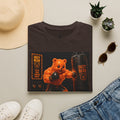 Retro Fighting Ring Workout, Orange Oozy Buff Bear Gummy Gym Addition- Adult Graphic Shirt