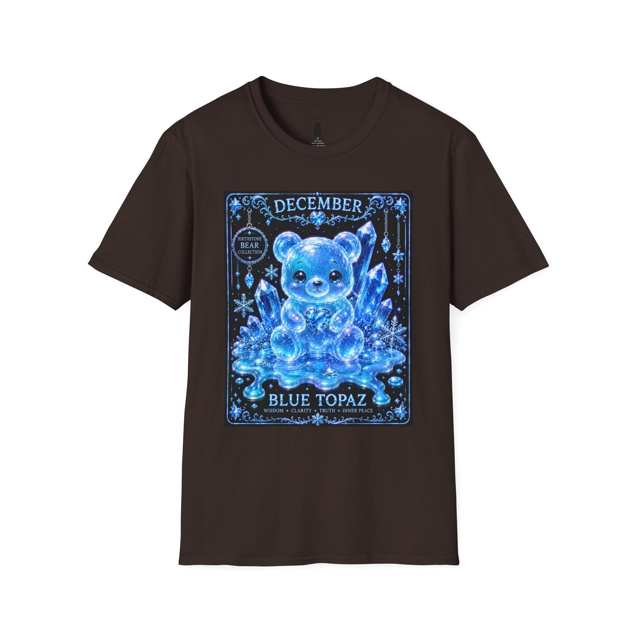 December, Blue Topaz Birthstone Oozy Bear Special Addition- Graphic Shirt