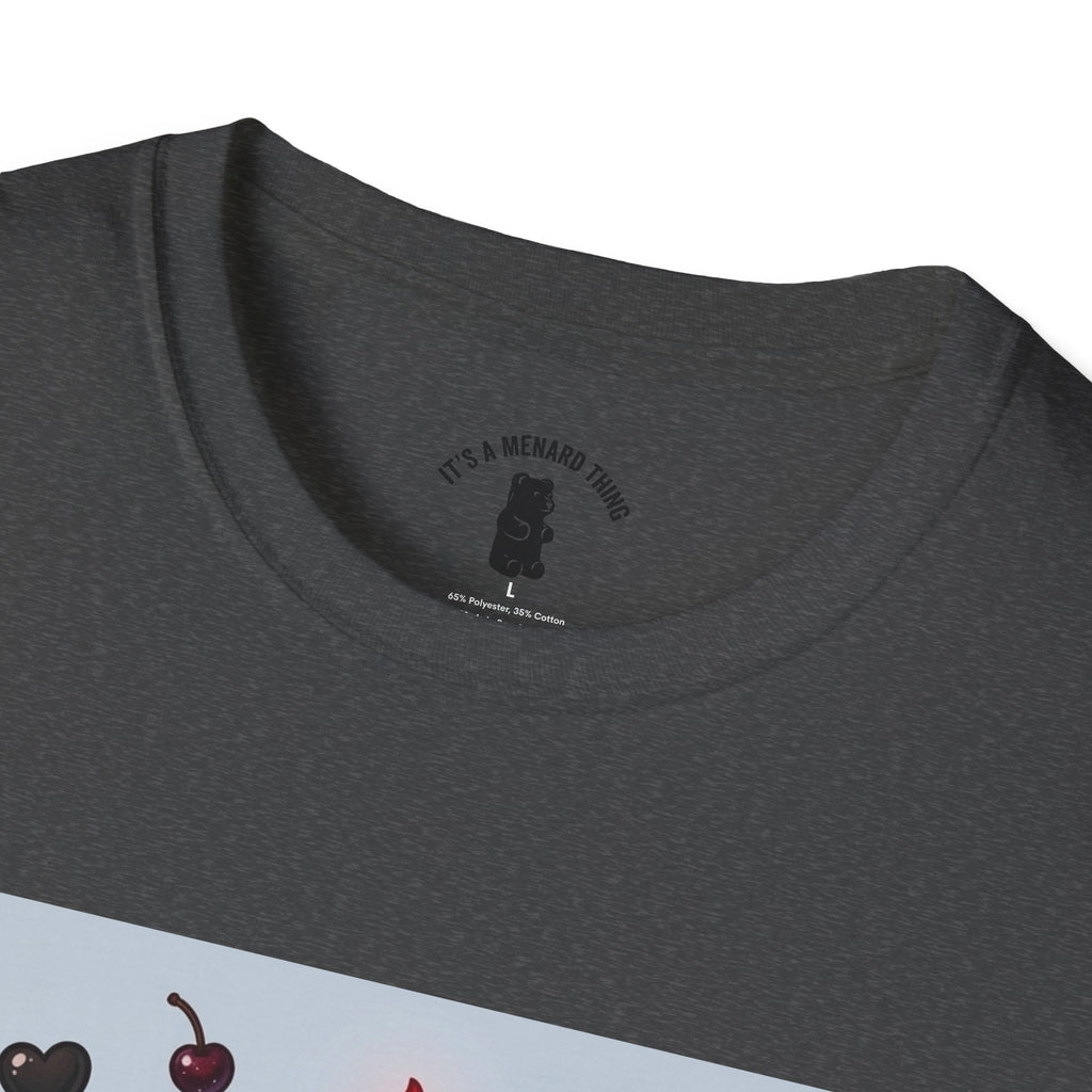 Devils food Cake Demon, Gooey Fudge Gummy Bear — Kawaii Graphic Tee