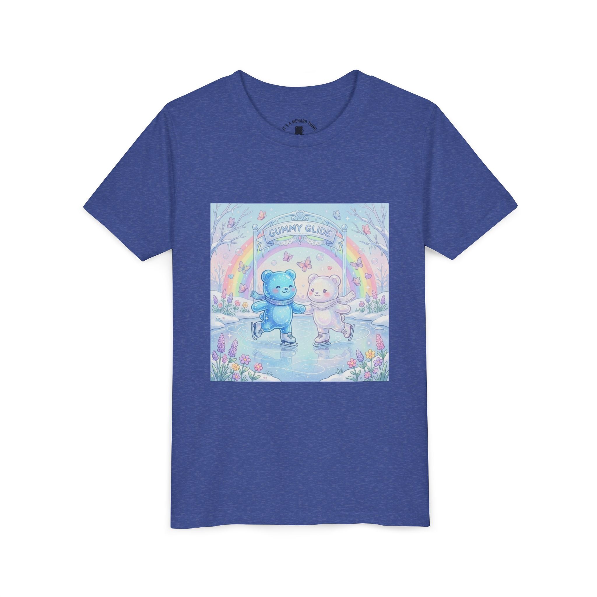 Ice Skating Gooey Gummy Bears- Youth T-Shirt