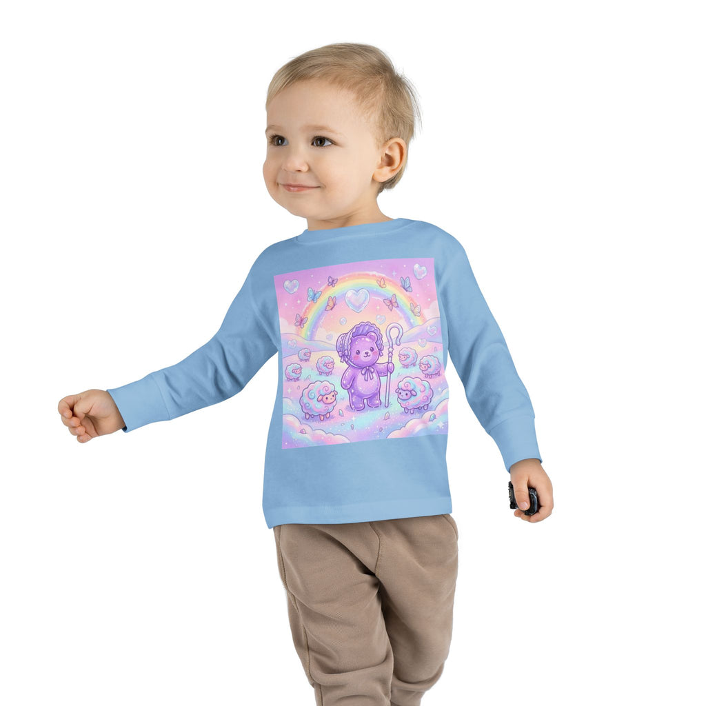 Sweet Dreams, Cotton Candy Sheep & Oozy Shepard of Snoozes_ Graphic Long Sleeve