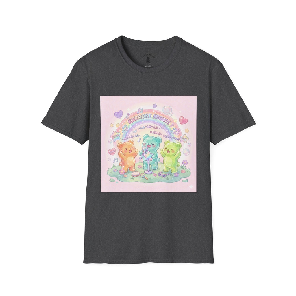 Karaoke Time! Gooey Gummy Bear Friends — Kawaii Graphic T-shirt
