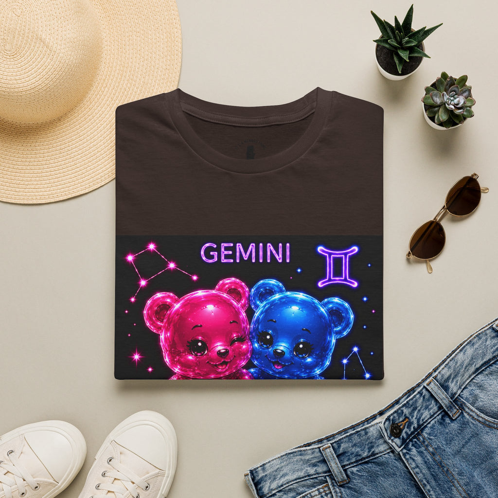 Gemini Astrology Oozy Bear Dou Friends, Special Addition Zodiac Sign- Graphic Shirt