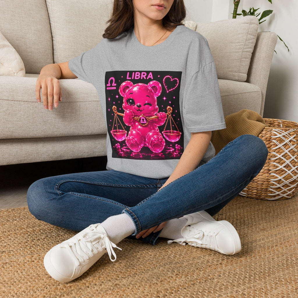 Libra Zodiac Sign Special Addition Oozy Bear Friend- Graphic Shirt