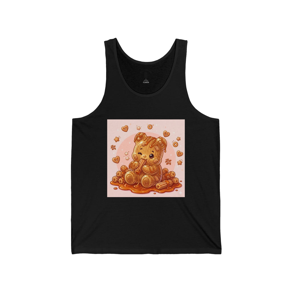 Yummy Churro & Dulc de Leche Gooey Gummy Bear — Cute Graphic Tank Top