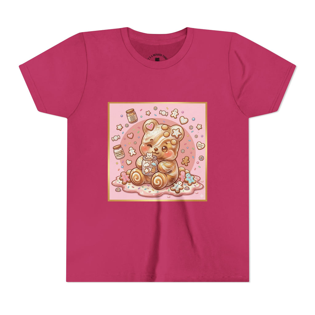 Sugar Frosted Holiday Cookie Gooey Gummy Bear Youth T-Shirt