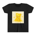 Cute Yellow Gooey Gummy Bear — "Good Vibes Only" Youth Short Sleeve Shirt