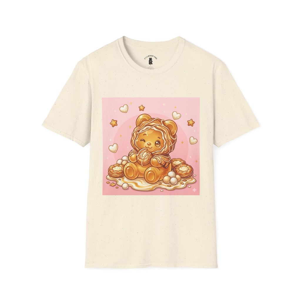 Cute Cheese Danish Gooey Gummy Bear — Kawaii Graphic T-Shirt