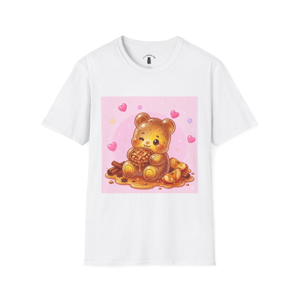 Warm Fresh Apple Cinnamon Pie Gooey Gummy Bear- Graphic T-Shirt