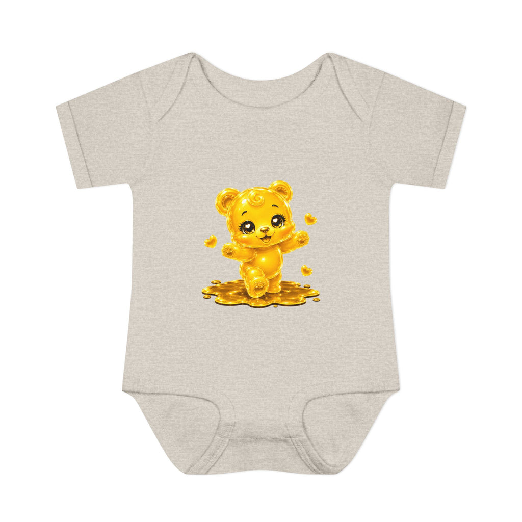 Baby Golden Oozy Gummy Bears First Steps, Cutie Addition- Graphic Onesie