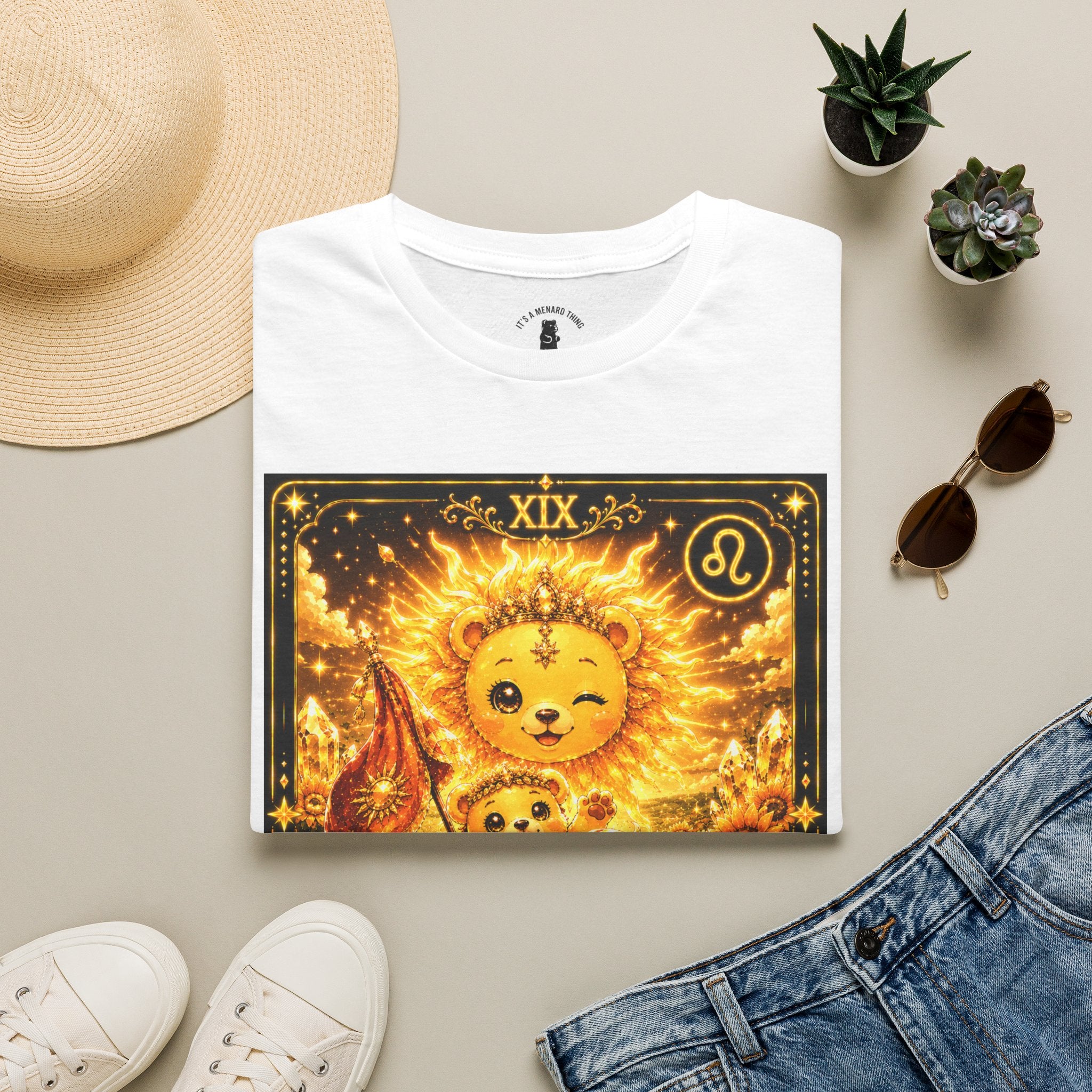The Sun Tarot Card Golden Oozy Bears Special Addition- Graphic Shirt
