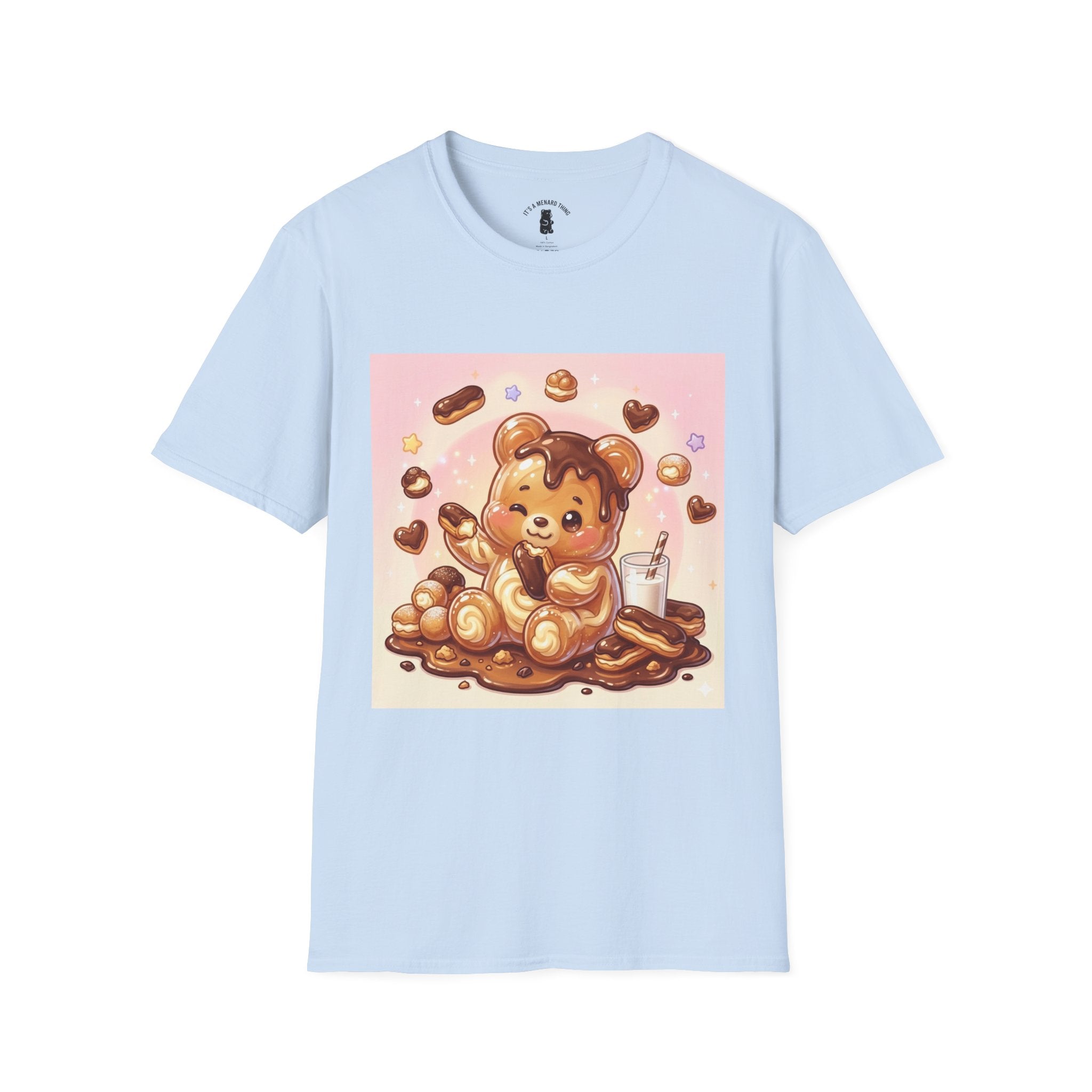 Simpley Sweet Eclair, Fudgey Oozy Bear Friend- Kawaii Graphic Shirt