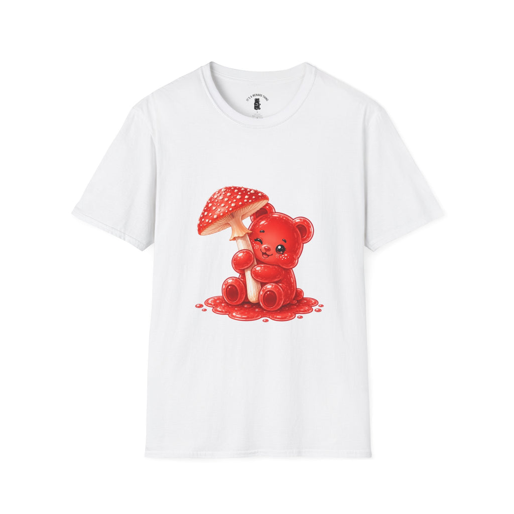 The Fly Agaric Fungi Special, Red Oozy Bear Gummy Friend- Graphic Shirt