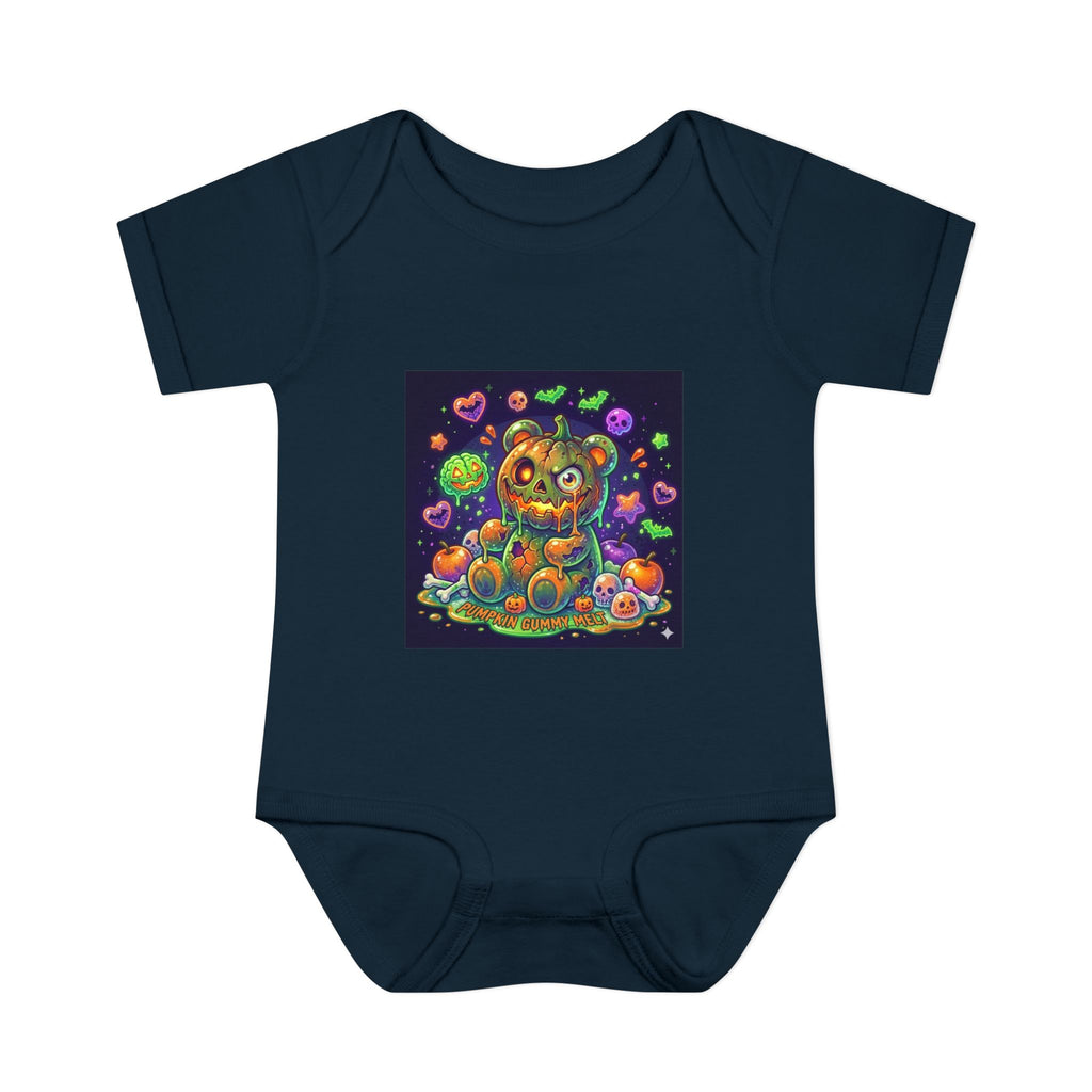Halloween Pumpkin Head Gooey Gummy Bear - Infant Onesie