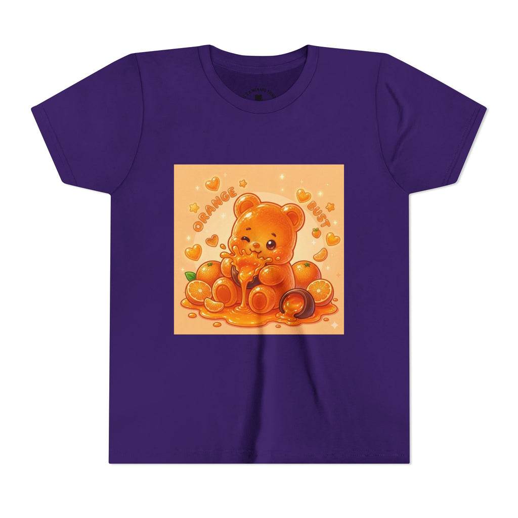 Gooey Orange Gummy Bear Graphic Tee for Kids