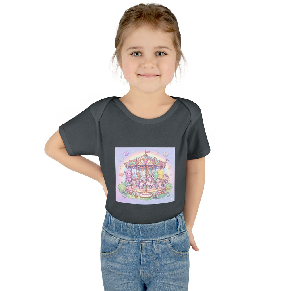Gooey Gummies Carousel: Pastel Baby Bodysuit