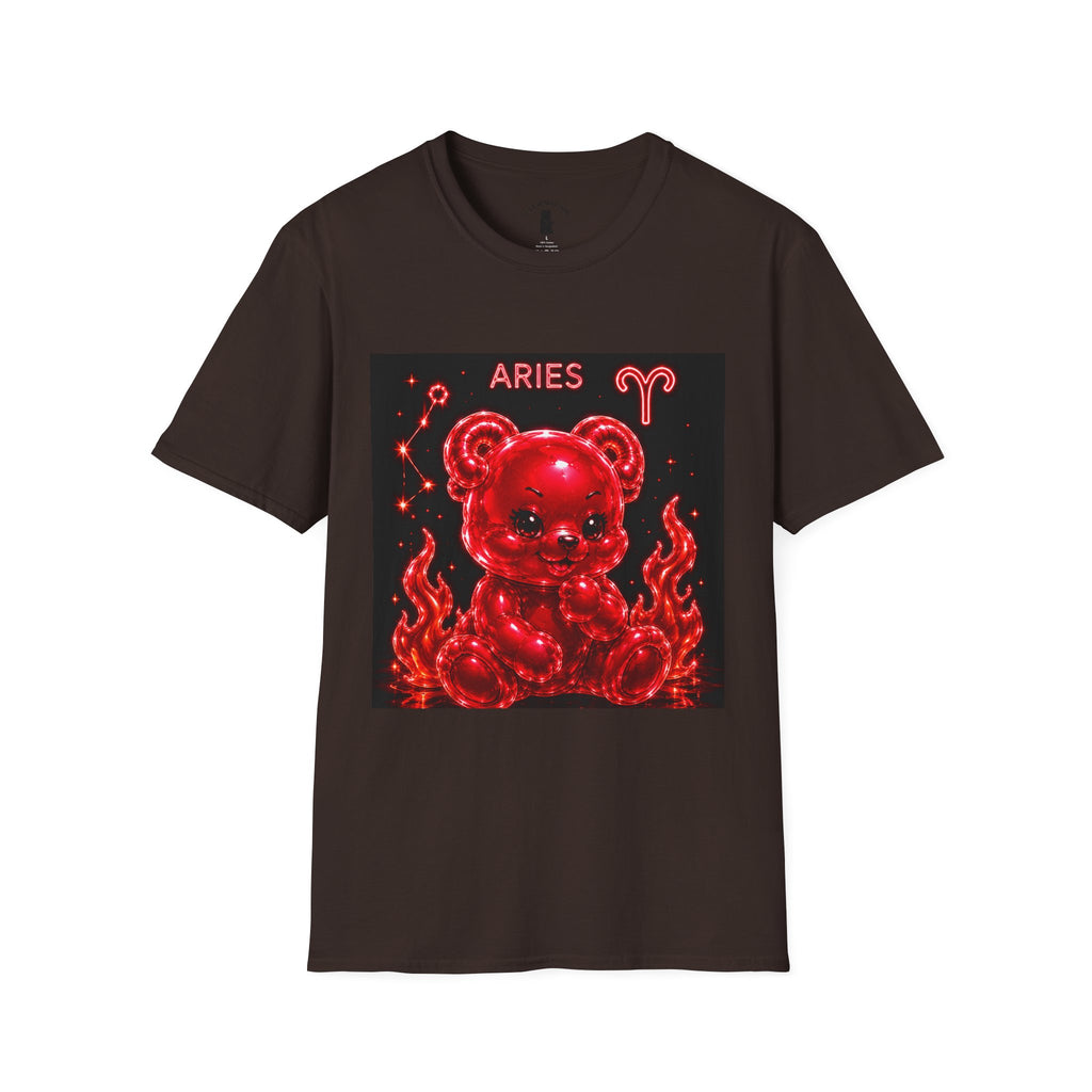 Aries Zodiac Oozy Bear Friend Astrology Special Addition- Graphic Shirt